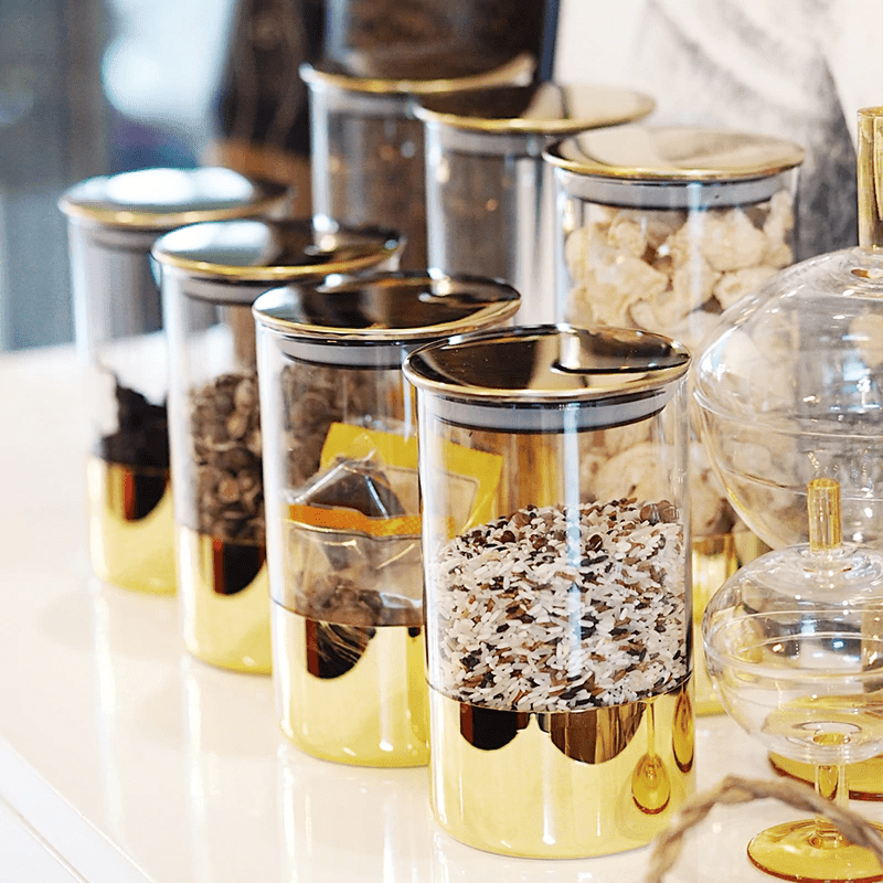 Rodeol Glass Storage Jars