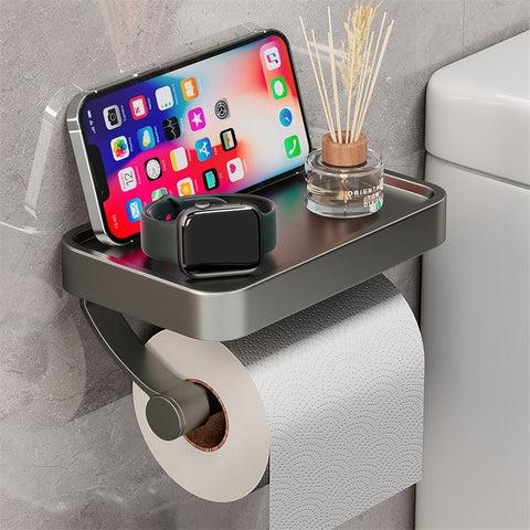 Sleekshelf Roll Holder: instalacja bez wiercenia