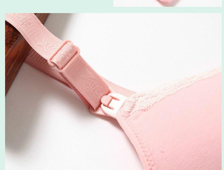 LENA - Soutien-gorge d'allaitement en soie sans couture pour future maman