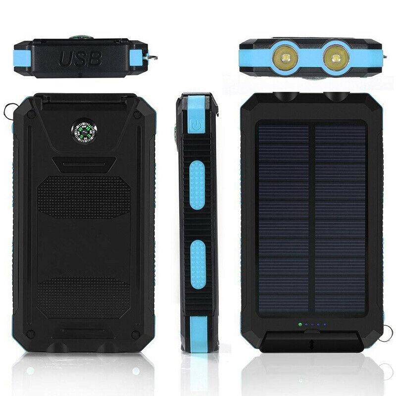 Cargador solar de 500000mAh Banco de energía impermeable externo