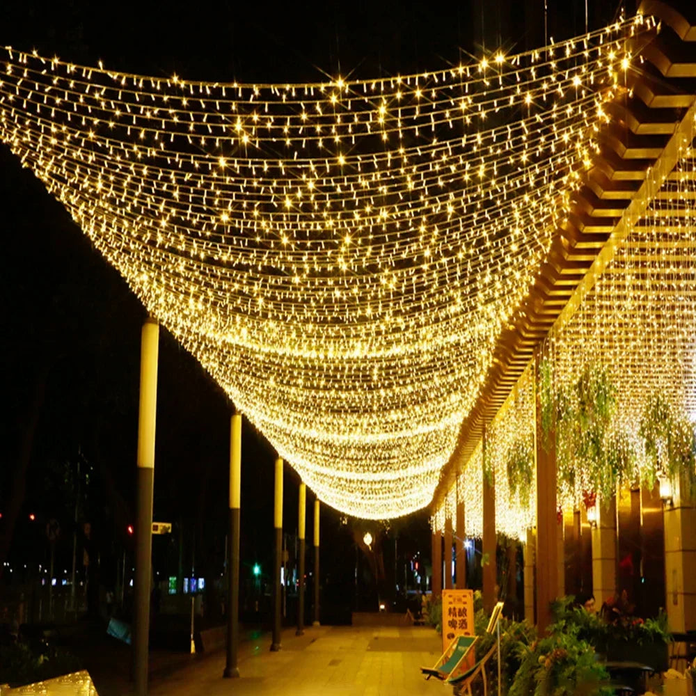 EclatsFestifs - Lámpara/luces de exterior para Navidad y Ramadán