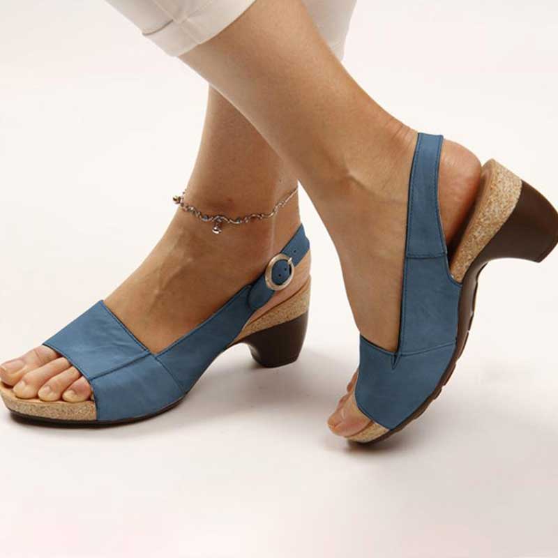 Karen - Orthopedic heeled sandals