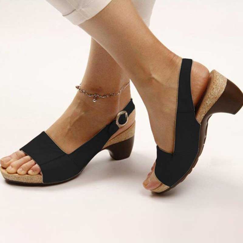 Karen - Orthopedic heeled sandals