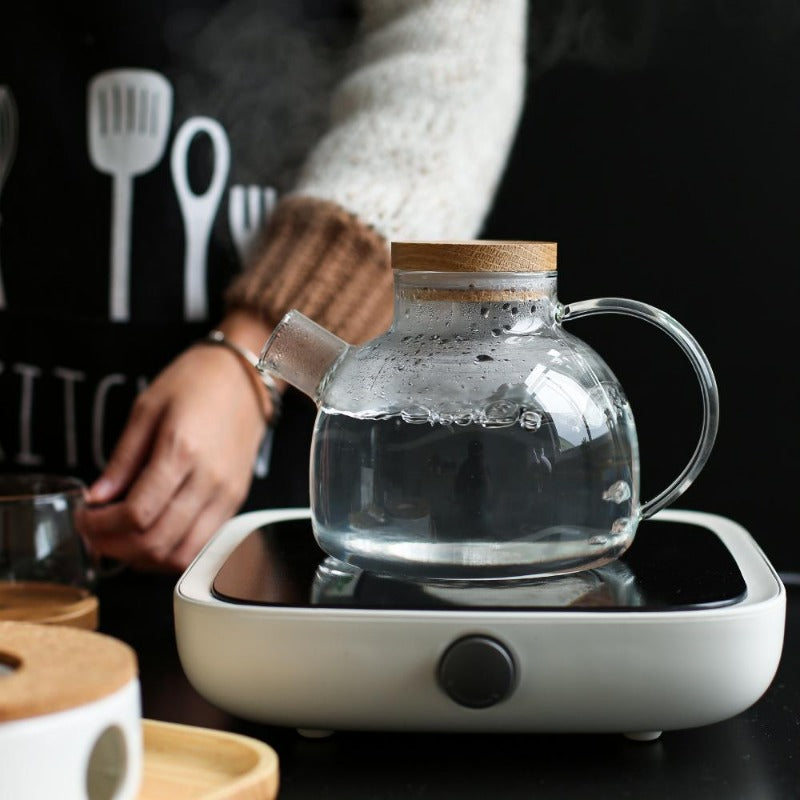 Scandinavian Glass Teapot Set