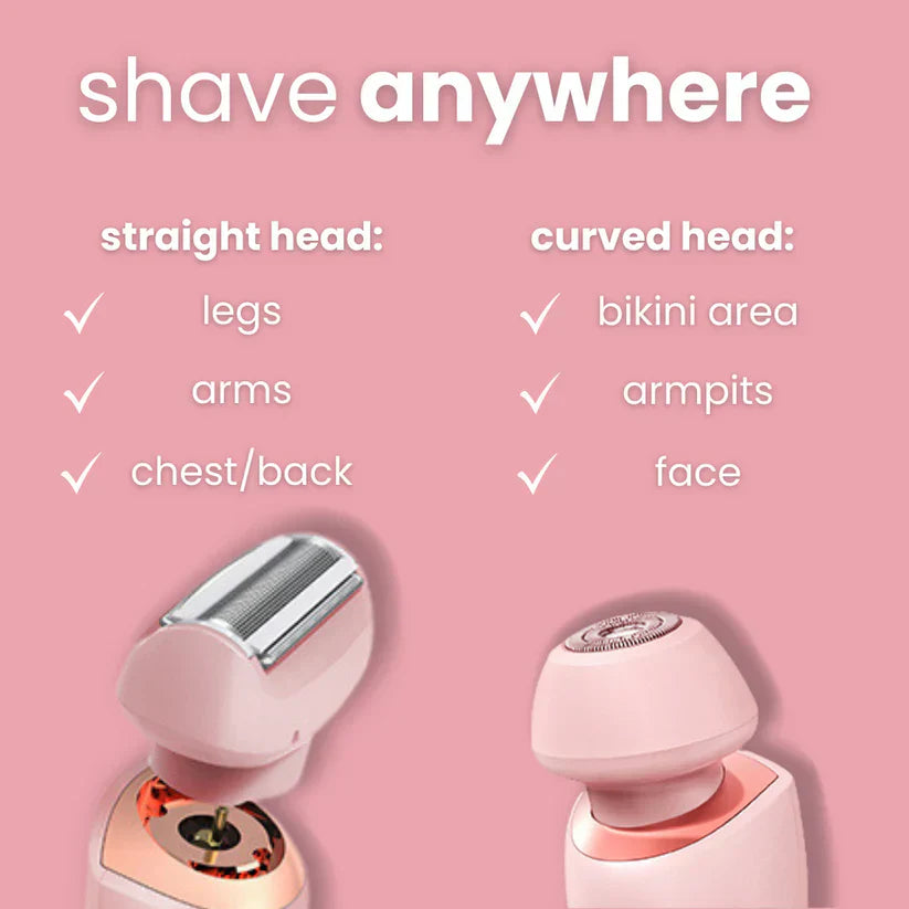 A Silky Shave™ pele suave e macia em casa ou enquanto viaja!