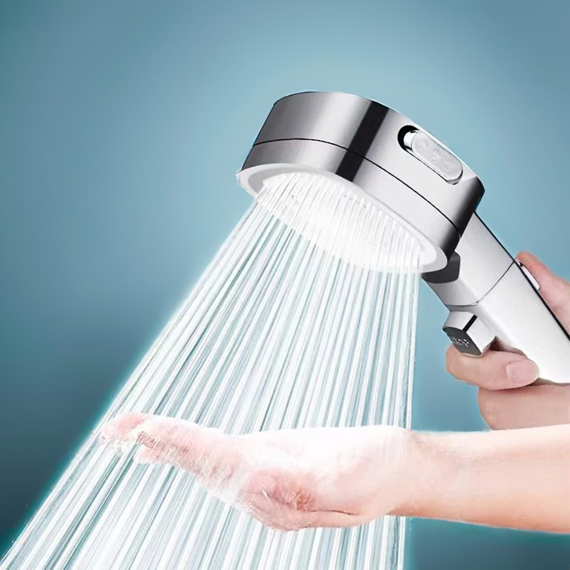 Adjustable High Pressure Filtered Shower Head