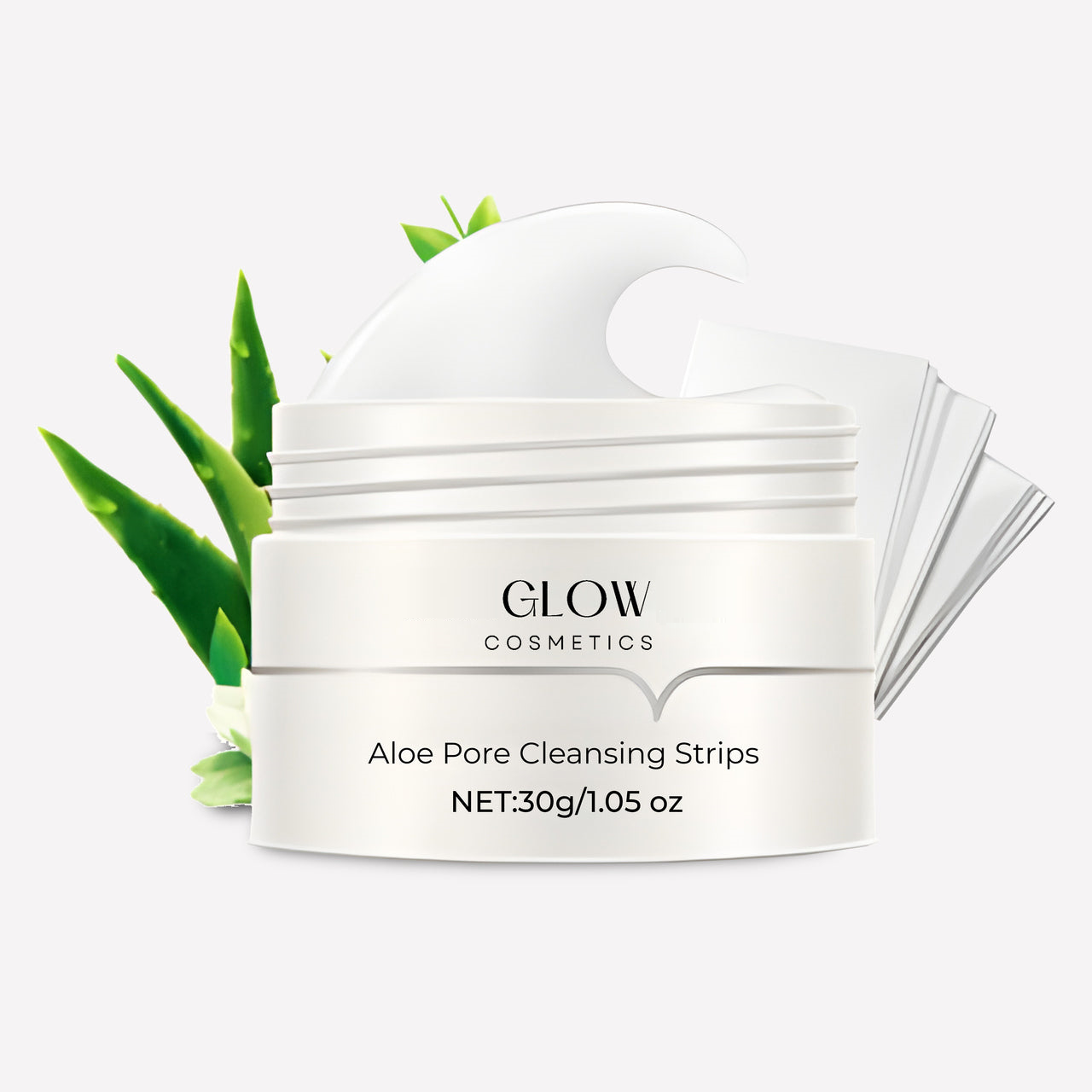 Glow. Aloe Pore Maska a čisticí proužky