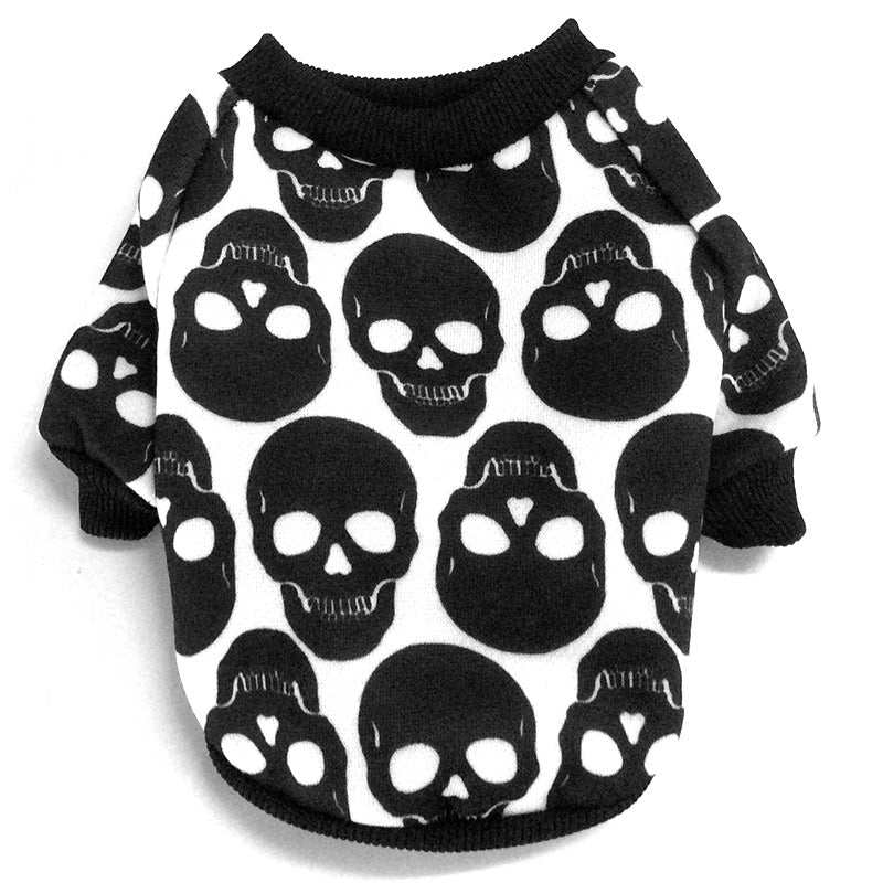 Abbigliamento per il tempo libero in cotone SkullStyle per animali domestici