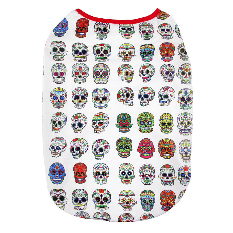 Abbigliamento per il tempo libero in cotone SkullStyle per animali domestici