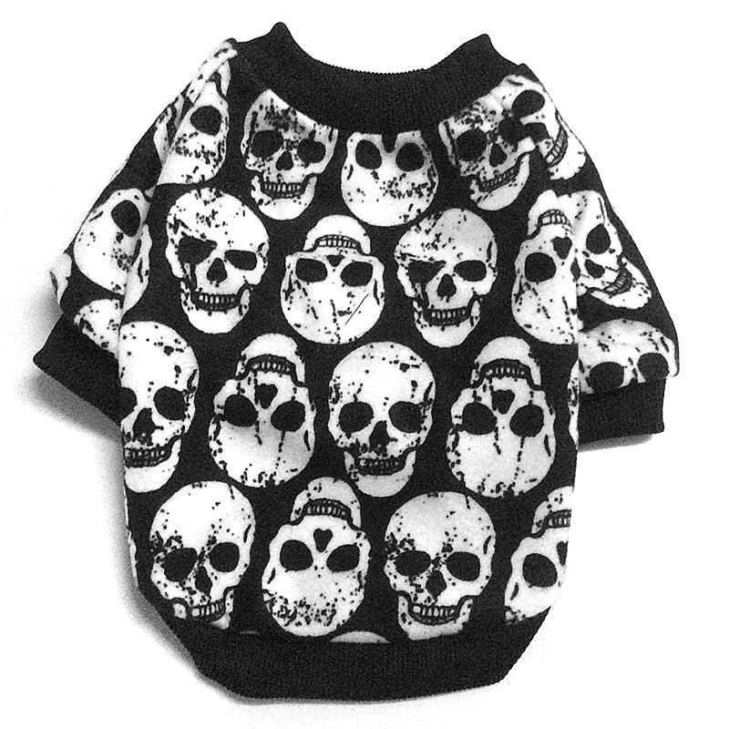 Abbigliamento per il tempo libero in cotone SkullStyle per animali domestici