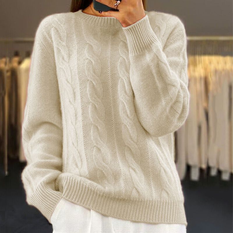 Debbie | WARM KNITTED SWEATER IN CASHMERE