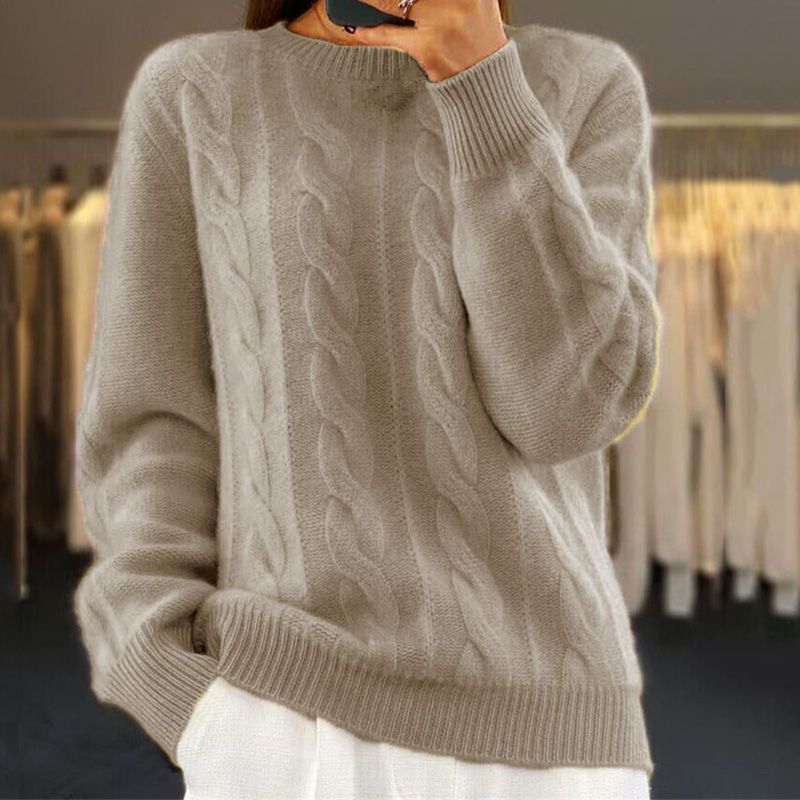 Debbie | WARM GEHAKTE TRUI IN CASHMERE