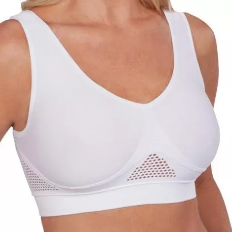 Breathable and comfortable bra without steel ring