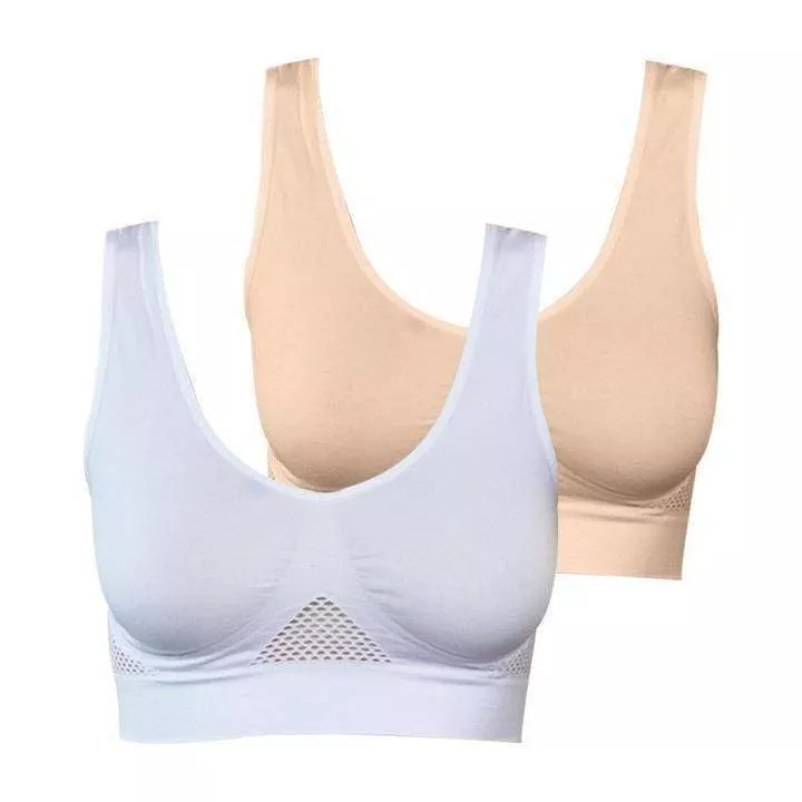 Breathable and comfortable bra without steel ring