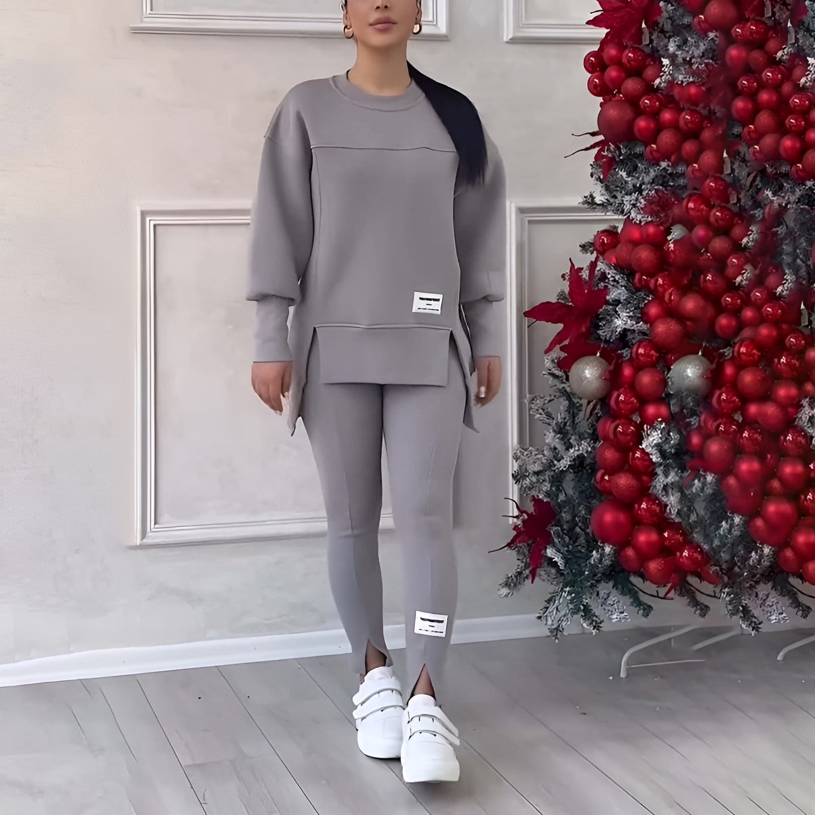 Amelia | Gemütliches Sweatshirt- und Leggings-Set für Damen