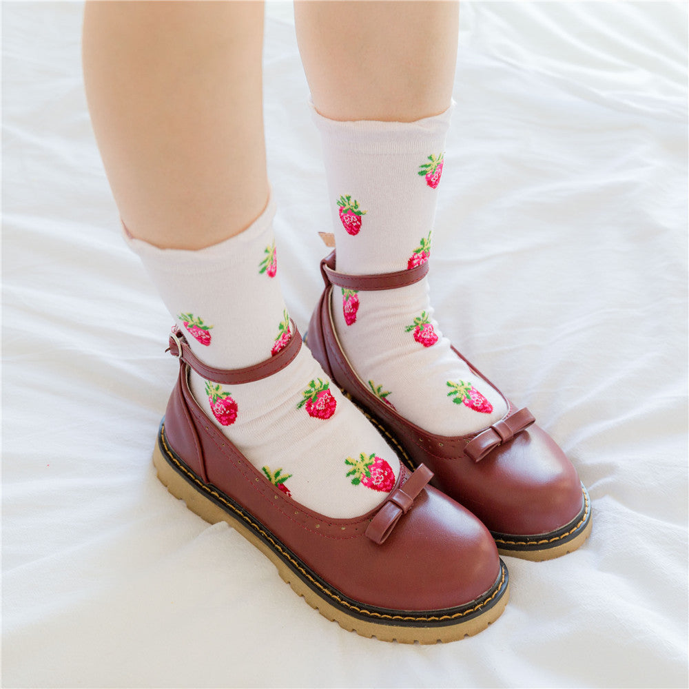 Strawberry Milk Socks