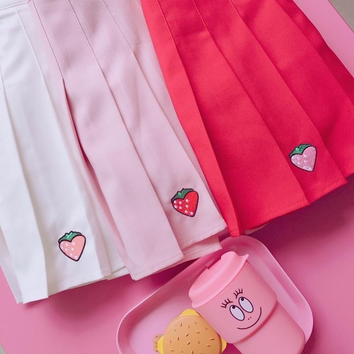 Strawberry Tennis Skirt