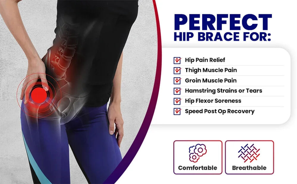 HipGuard™ - Stabilisateur de hanche orthopédique