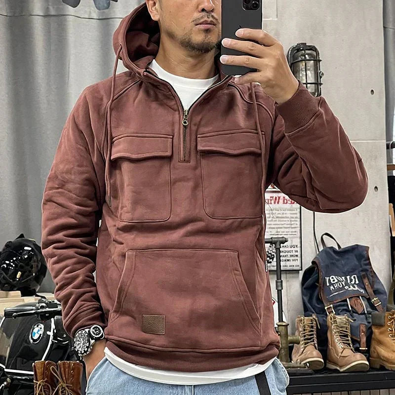 Dave | Multi-pocket Hoodie