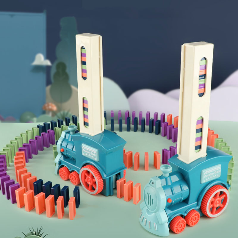 Set avventura Domino Express Train - Il treno a posa automatica Domino