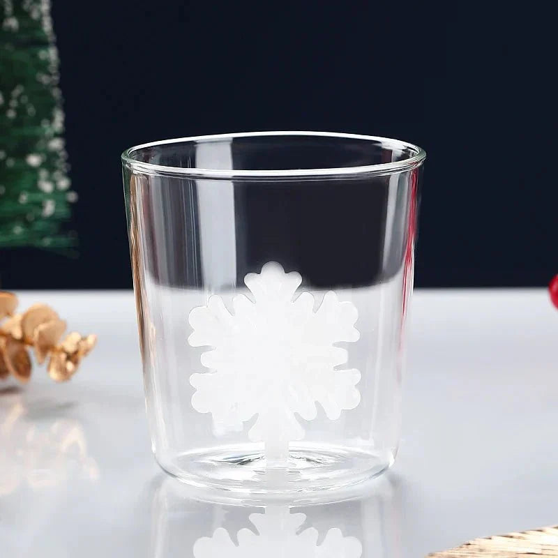 Transparent Christmas Glass Cup With Optional Gift Box