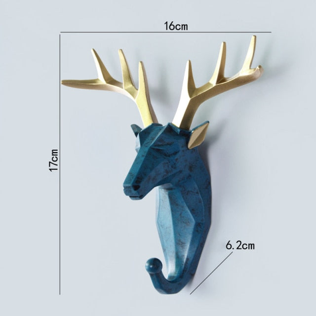 Geometric Wildlife Wall Hook