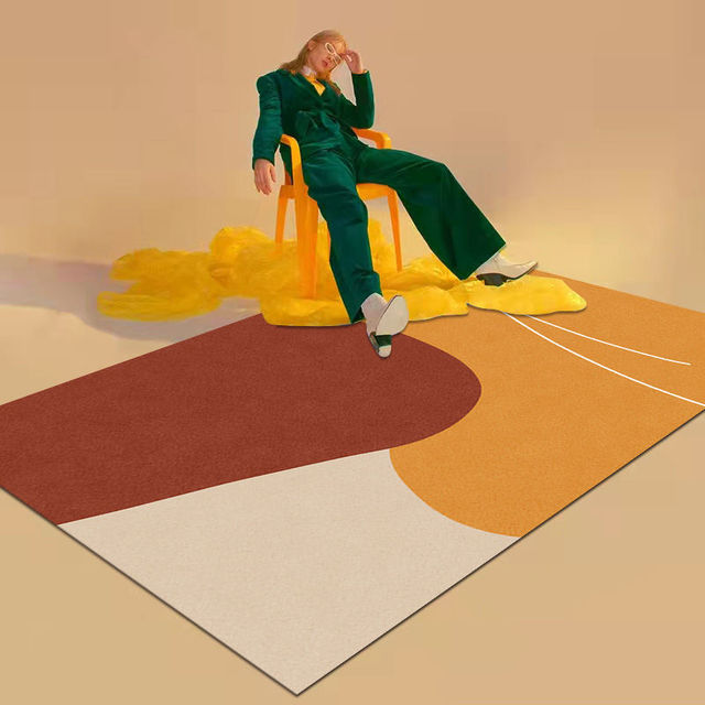 Tapis artistique soleil et lune, pour salon, chambre à coucher, porte, décor de zone