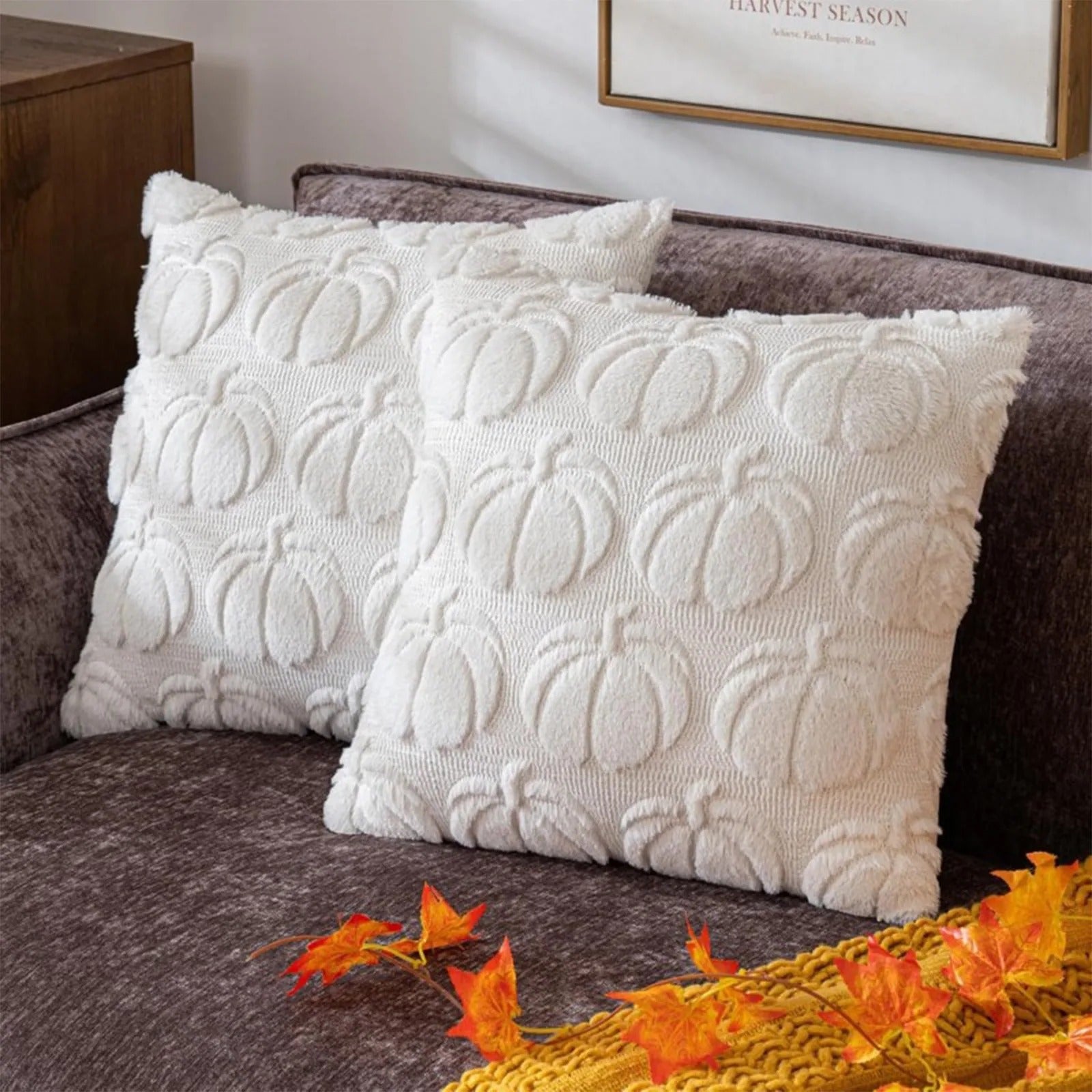 Autumn Pumpkin Pillow Cover