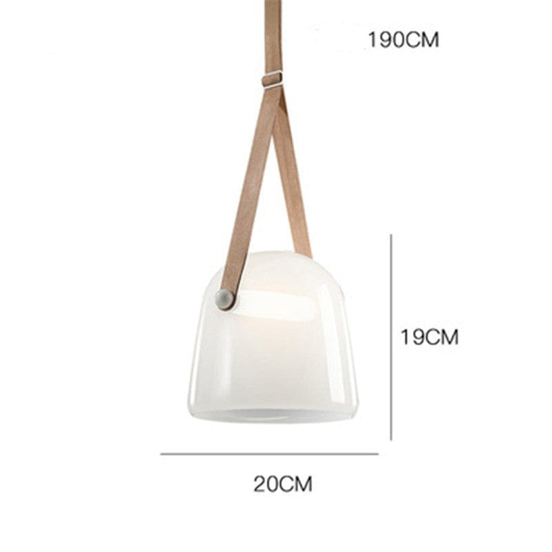 Lampe en verre Mona Belt