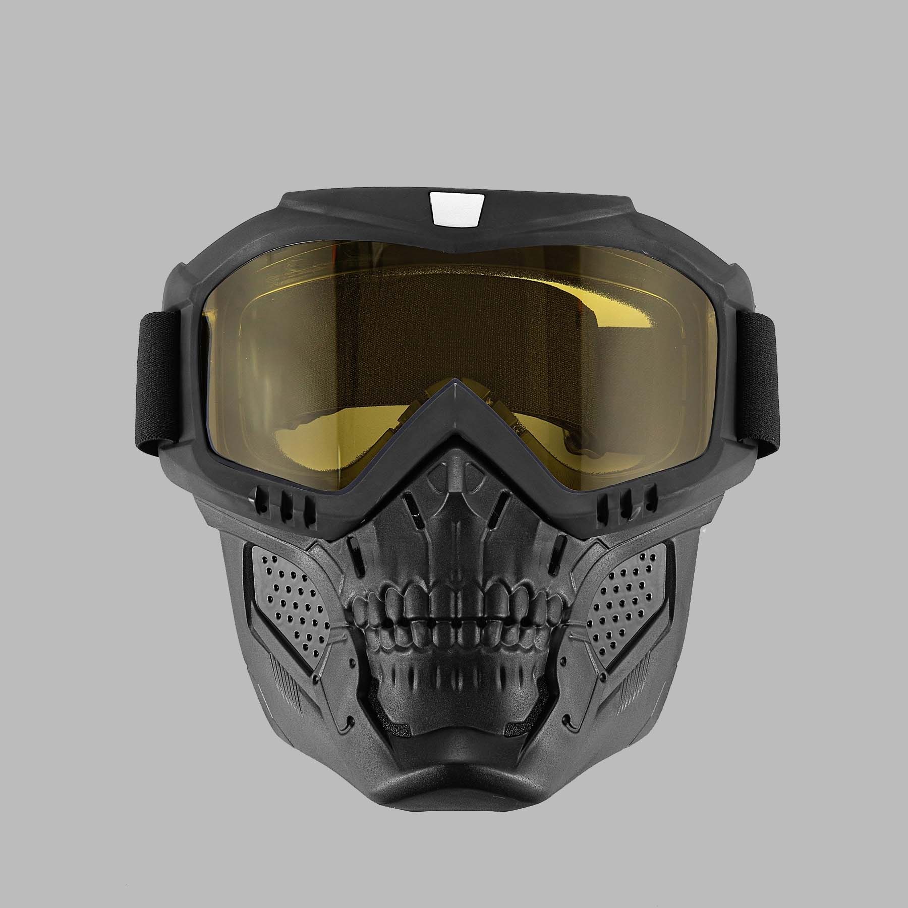 Masque de crâne pour lunettes de moto