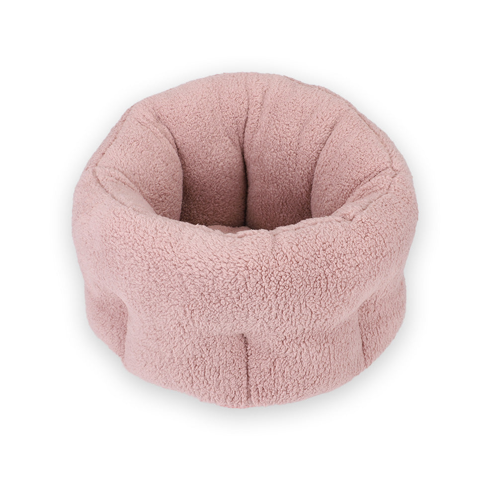 Cozy Cotton Cottage: Washable Wool Pet Bed