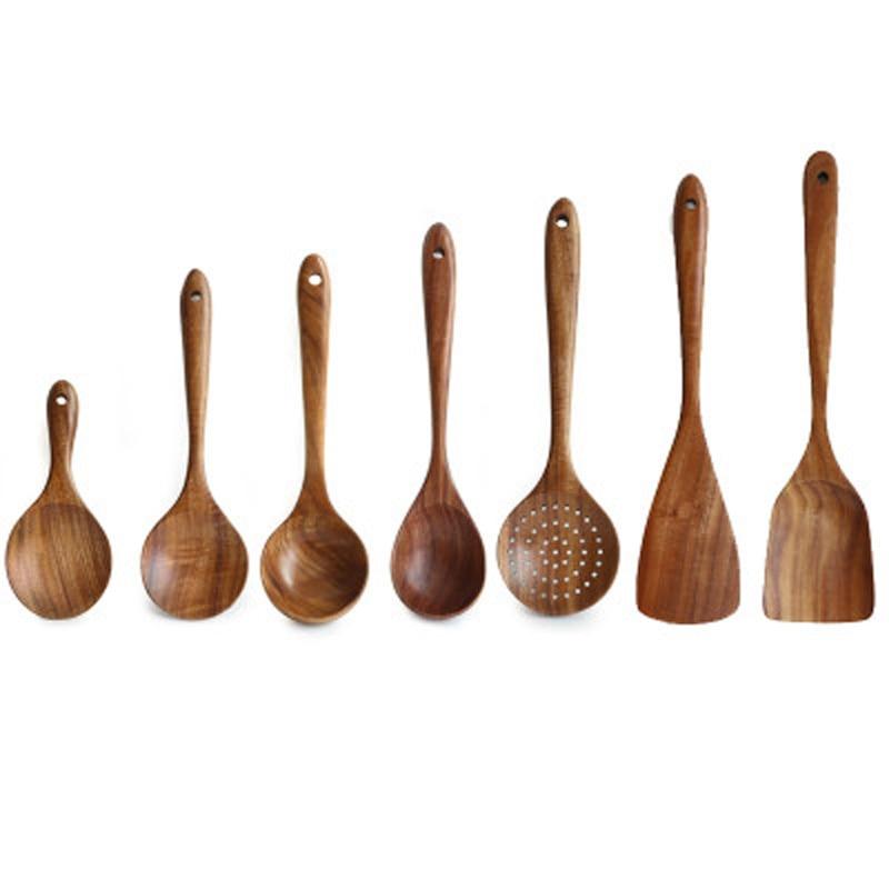 Woodland Teak Kitchen Utensils Collection